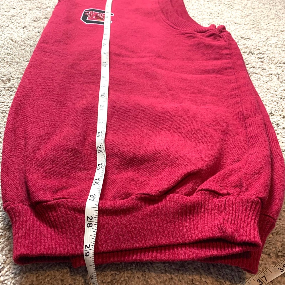 Red V-Neck Vest - Picture 7 of 7